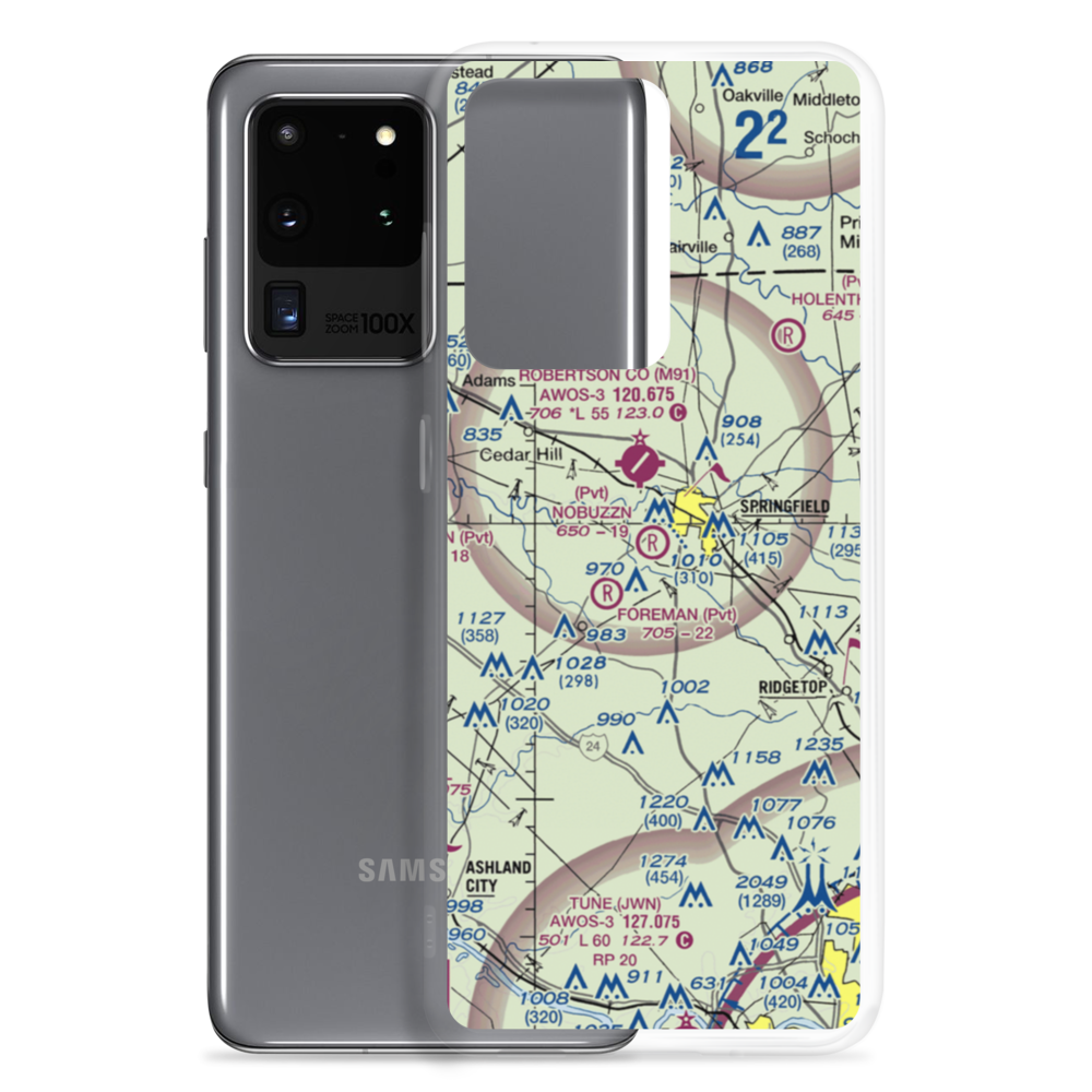 Nobuzzn Airport (8TN5) VFR Sectional Samsung Case Samsung Galaxy S20 Ultra model shown