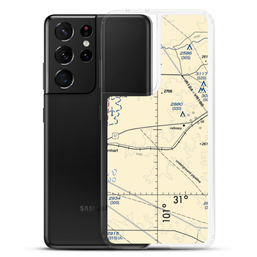 Noelke Ranch Airport (6XS4) VFR Sectional Samsung Case Samsung Galaxy S21 Ultra model shown