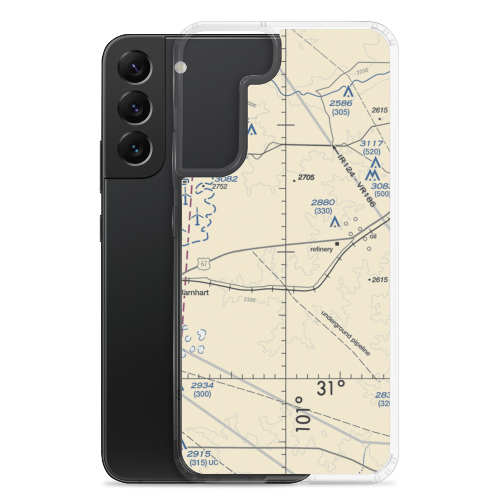 Noelke Ranch Airport (6XS4) VFR Sectional Samsung Case Samsung Galaxy S22 Plus model shown