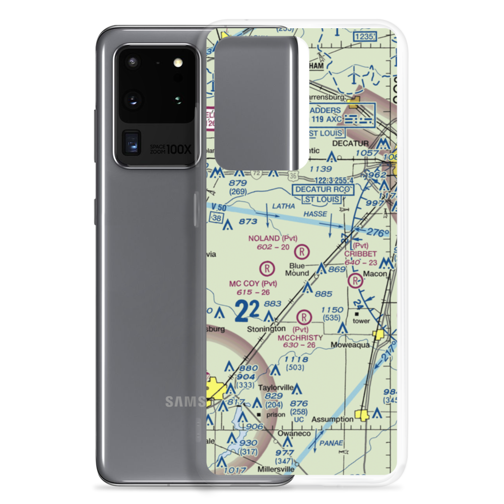 Noland RLA Restricted Landing Area (3IS3) VFR Sectional Samsung Case Samsung Galaxy S20 Ultra model shown