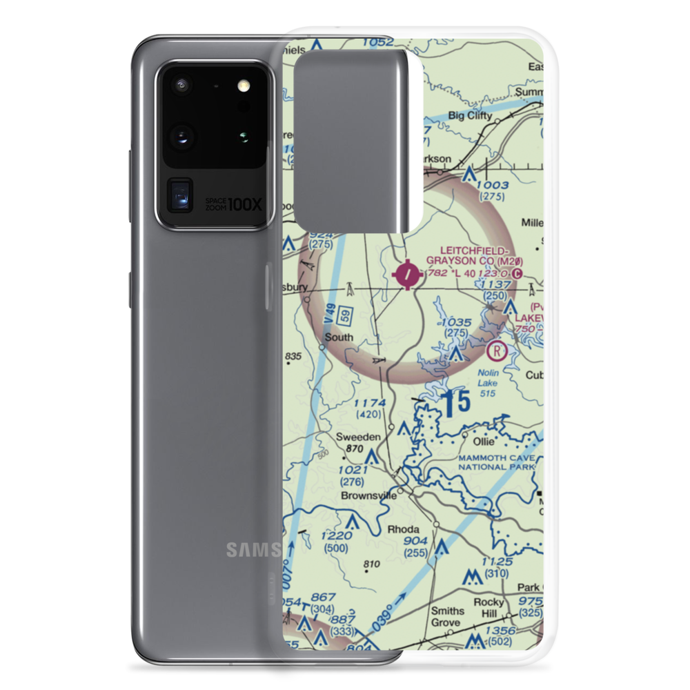 Nolin Aero Salvage Airport (5KY9) VFR Sectional Samsung Case Samsung Galaxy S20 Ultra model shown