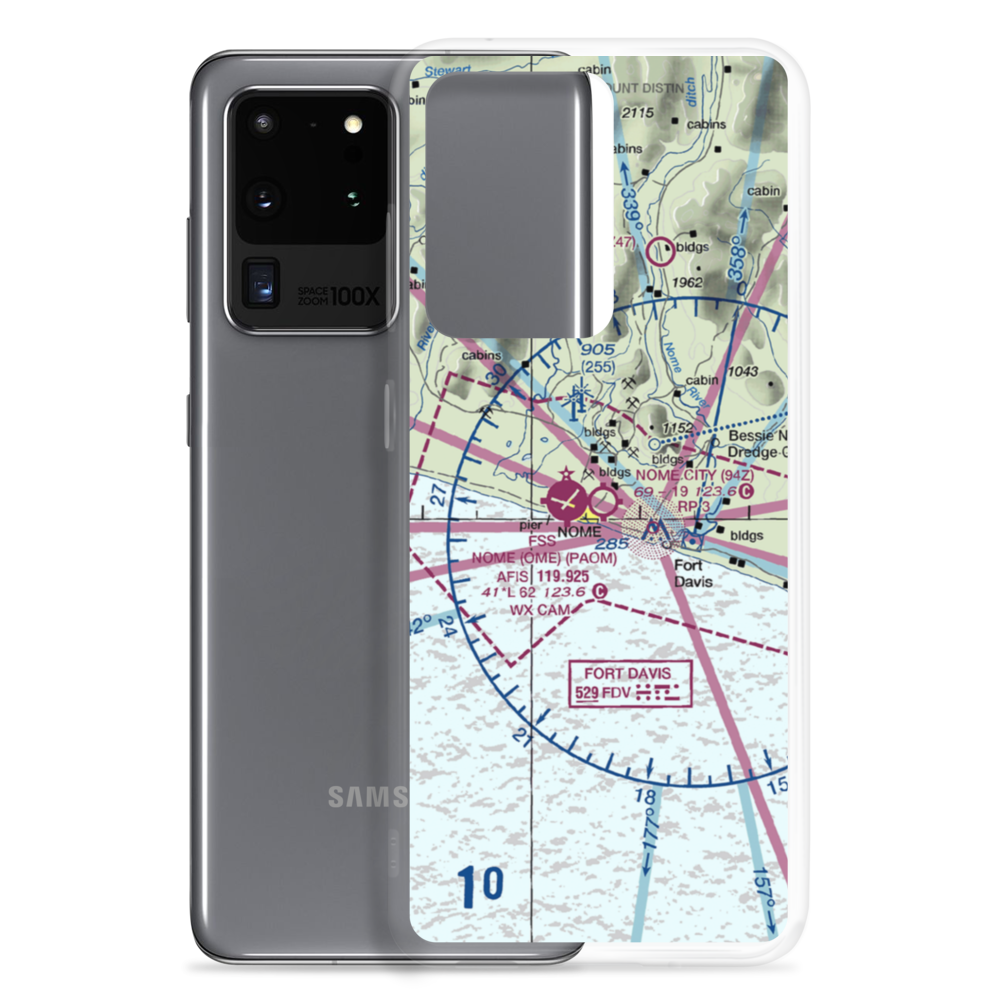 Nome City Field (94Z) VFR Sectional Samsung Case Samsung Galaxy S20 Ultra model shown