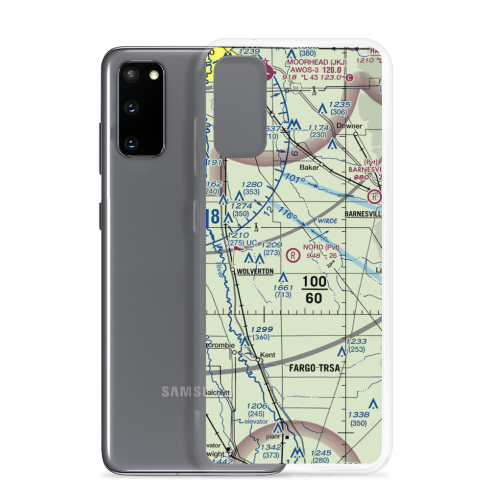 Nord Field (MY07) VFR Sectional Samsung Case Samsung Galaxy S20 model shown