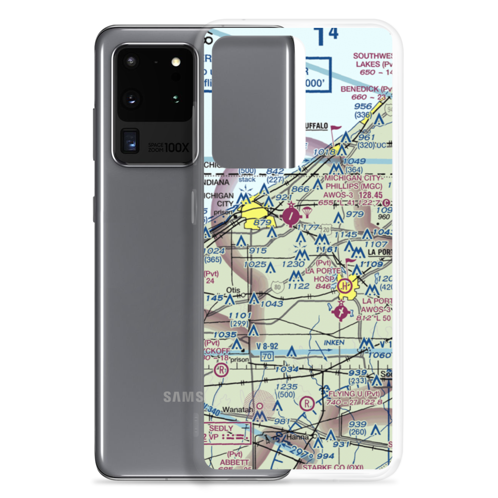 Norm's Airport (29II) VFR Sectional Samsung Case Samsung Galaxy S20 Ultra model shown