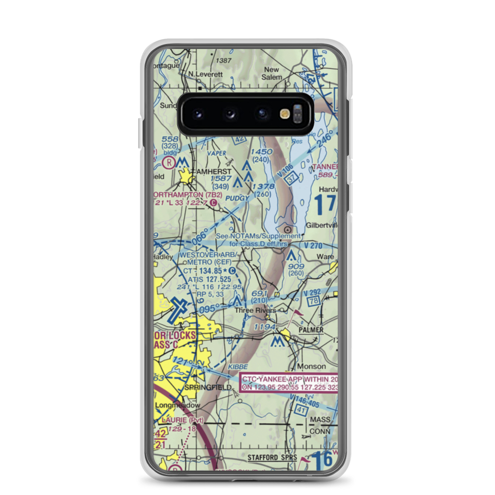 Norm's Field (31MA) VFR Sectional Samsung Case Samsung Galaxy S10 model shown