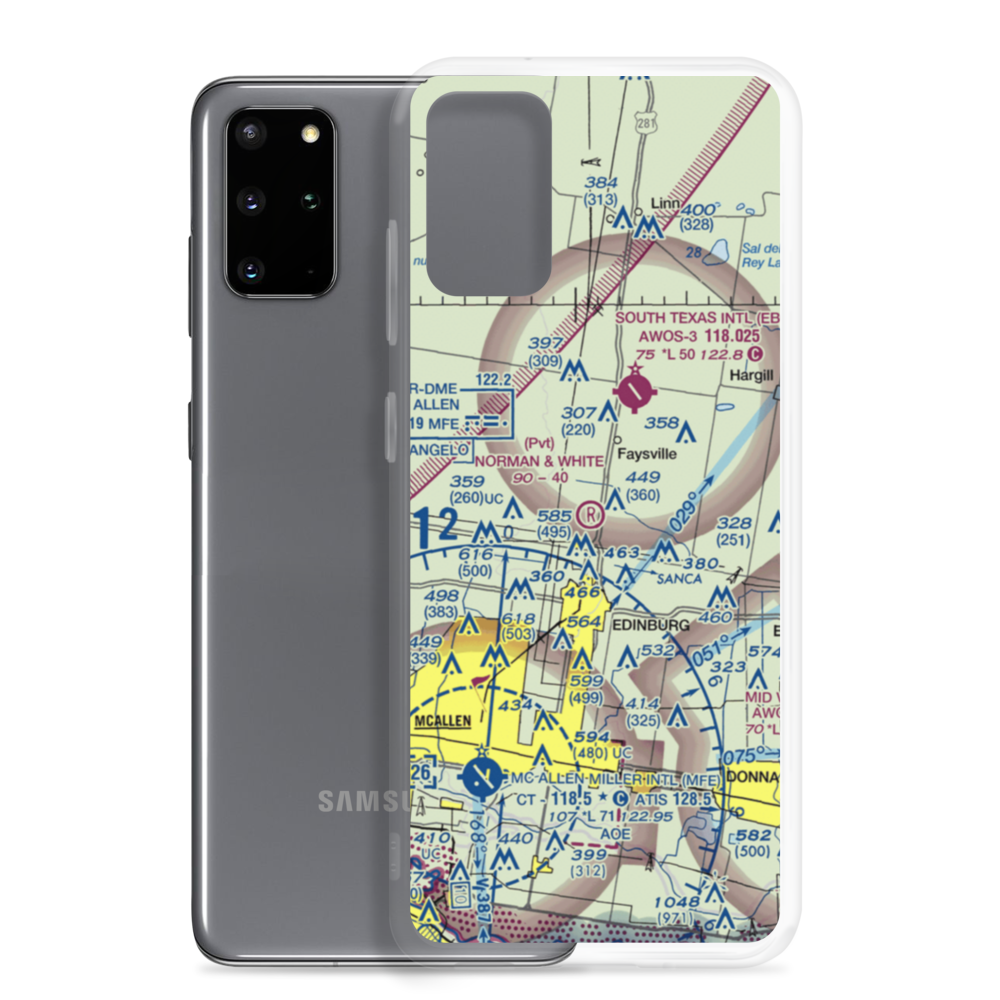 Norman & White Airport (6TE1) VFR Sectional Samsung Case Samsung Galaxy S20 Plus model shown
