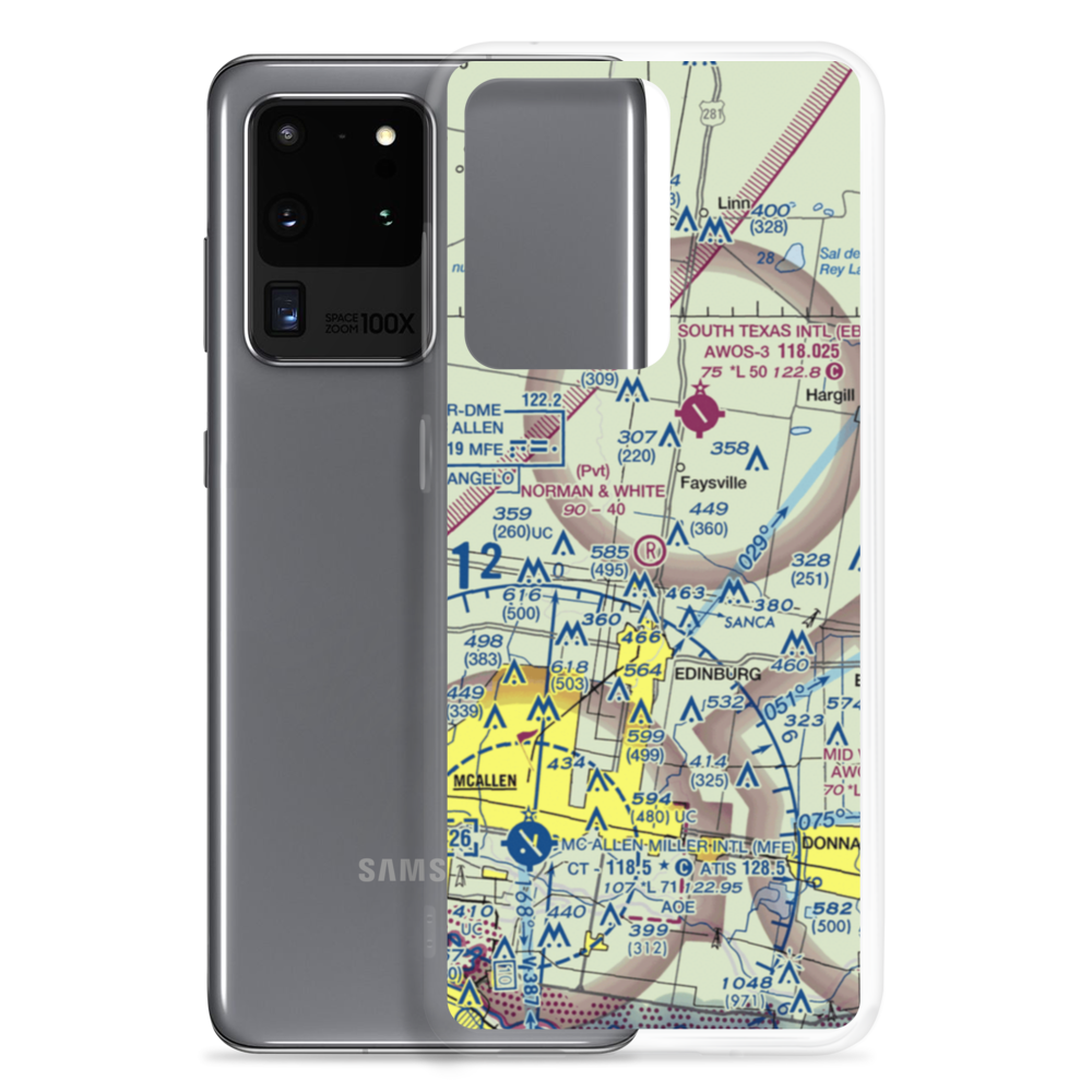Norman & White Airport (6TE1) VFR Sectional Samsung Case Samsung Galaxy S20 Ultra model shown