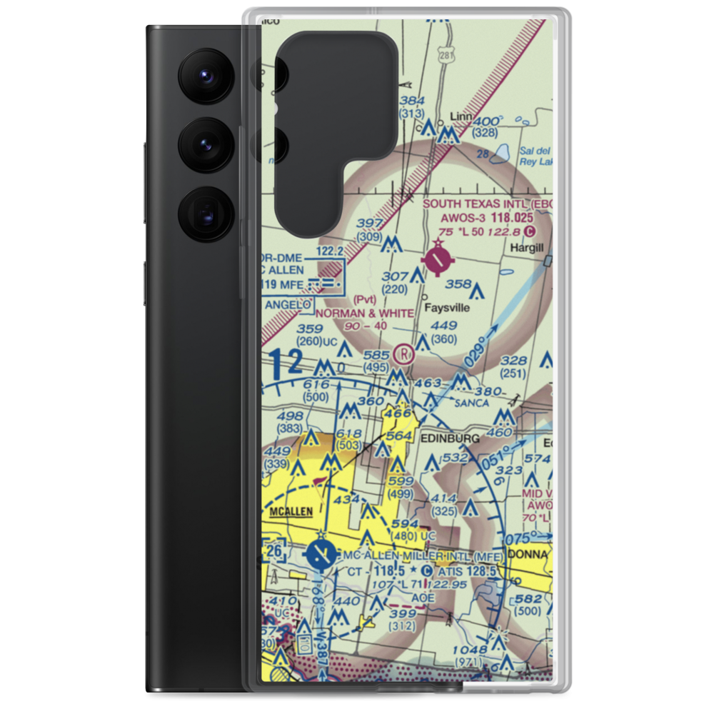 Norman & White Airport (6TE1) VFR Sectional Samsung Case Samsung Galaxy S22 Ultra model shown