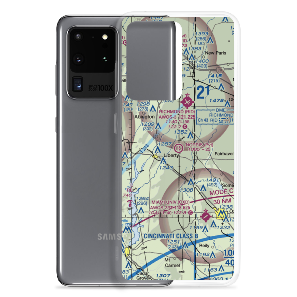 Norris Field (8II2) VFR Sectional Samsung Case Samsung Galaxy S20 Ultra model shown