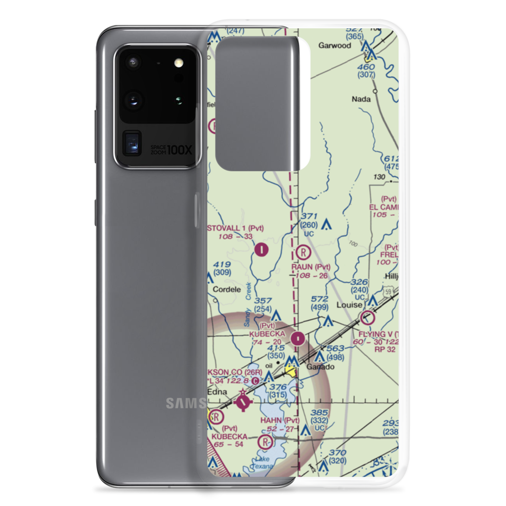 Norris Raun Ranch Airport (68TE) VFR Sectional Samsung Case Samsung Galaxy S20 Ultra model shown
