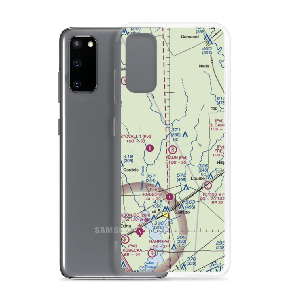 Norris Raun Ranch Airport (68TE) VFR Sectional Samsung Case Samsung Galaxy S20 model shown