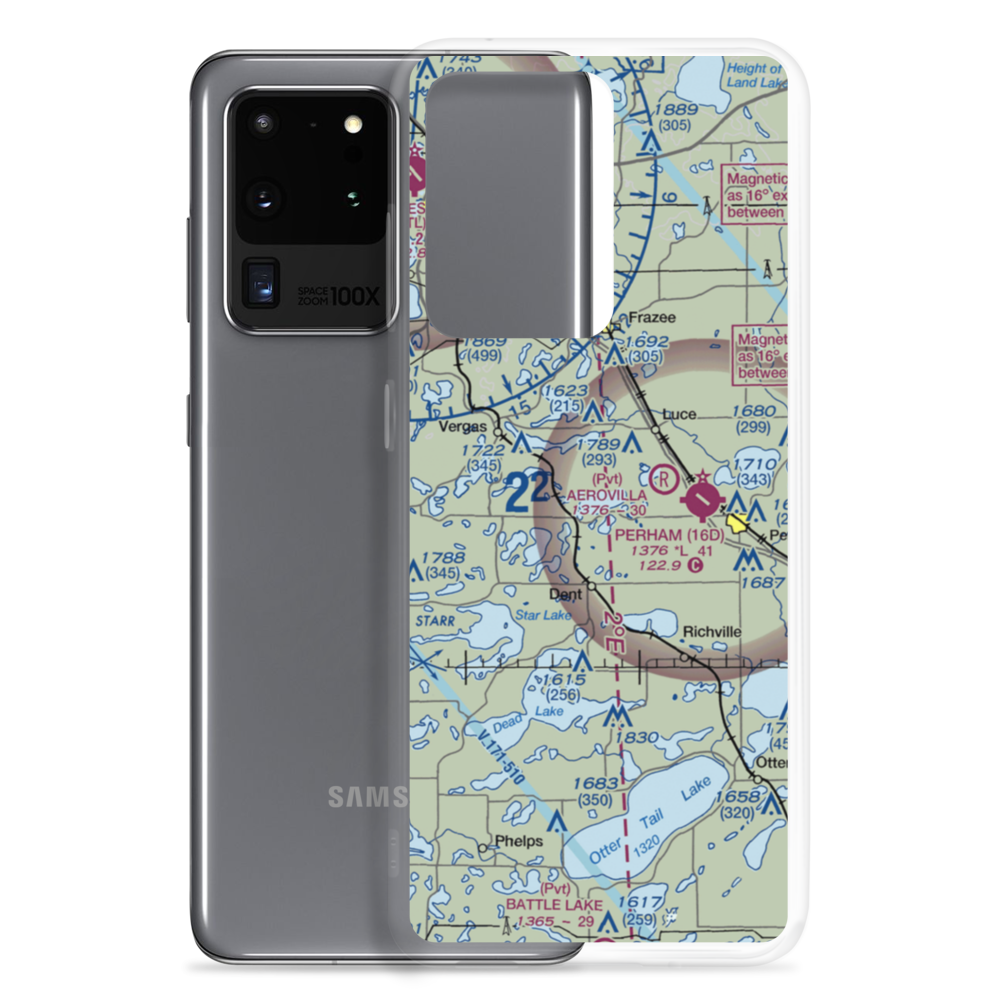 North Air Seaplane Base (MY93) VFR Sectional Samsung Case Samsung Galaxy S20 Ultra model shown