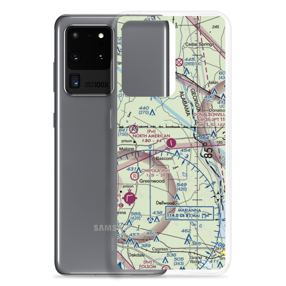 North American Farms Airport (56FD) VFR Sectional Samsung Case Samsung Galaxy S20 Ultra model shown