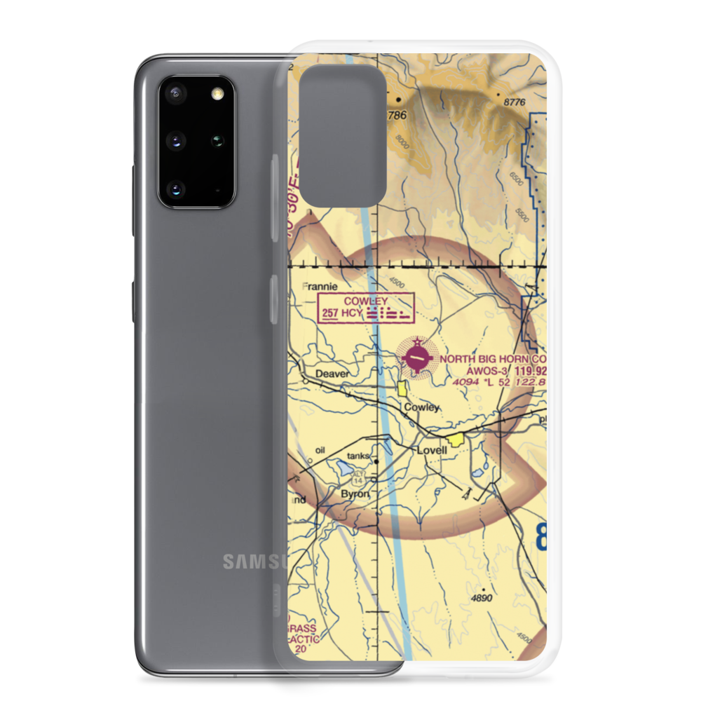 North Big Horn County Airport (U68) VFR Sectional Samsung Case Samsung Galaxy S20 Plus model shown