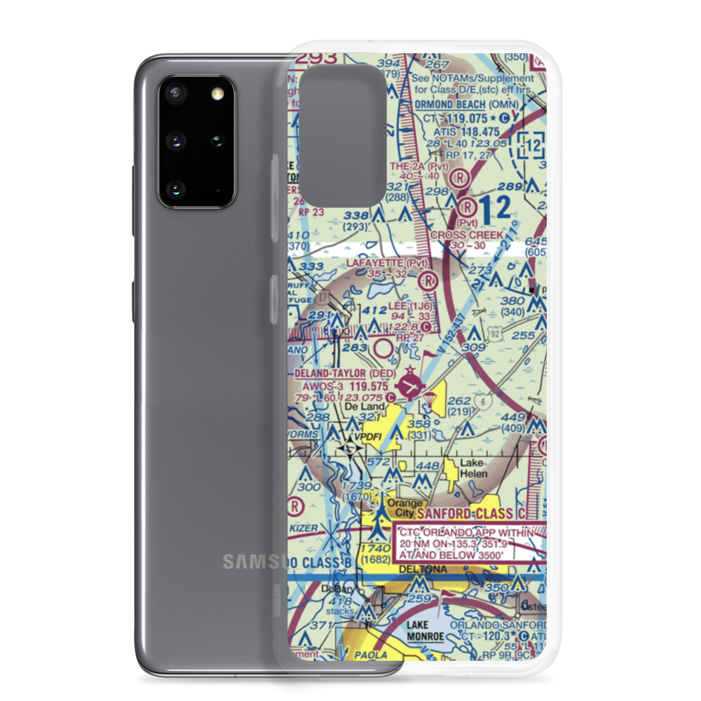 North Exuma Airport (85FA) VFR Sectional Samsung Case Samsung Galaxy S20 Plus model shown
