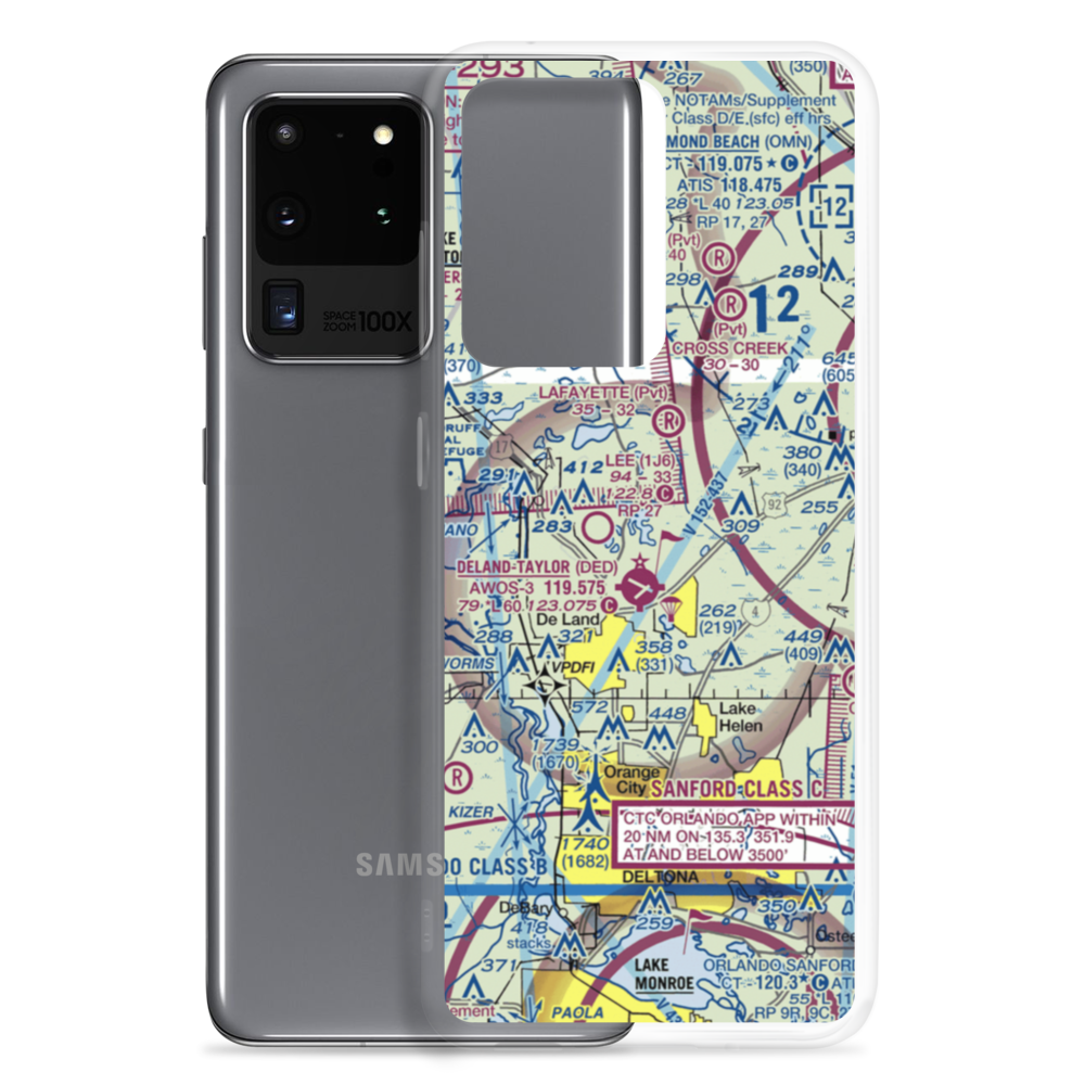 North Exuma Airport (85FA) VFR Sectional Samsung Case Samsung Galaxy S20 Ultra model shown