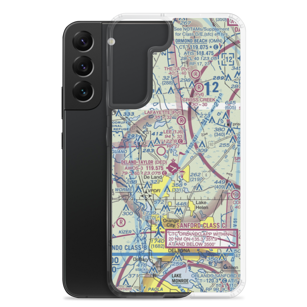 North Exuma Airport (85FA) VFR Sectional Samsung Case Samsung Galaxy S22 Plus model shown