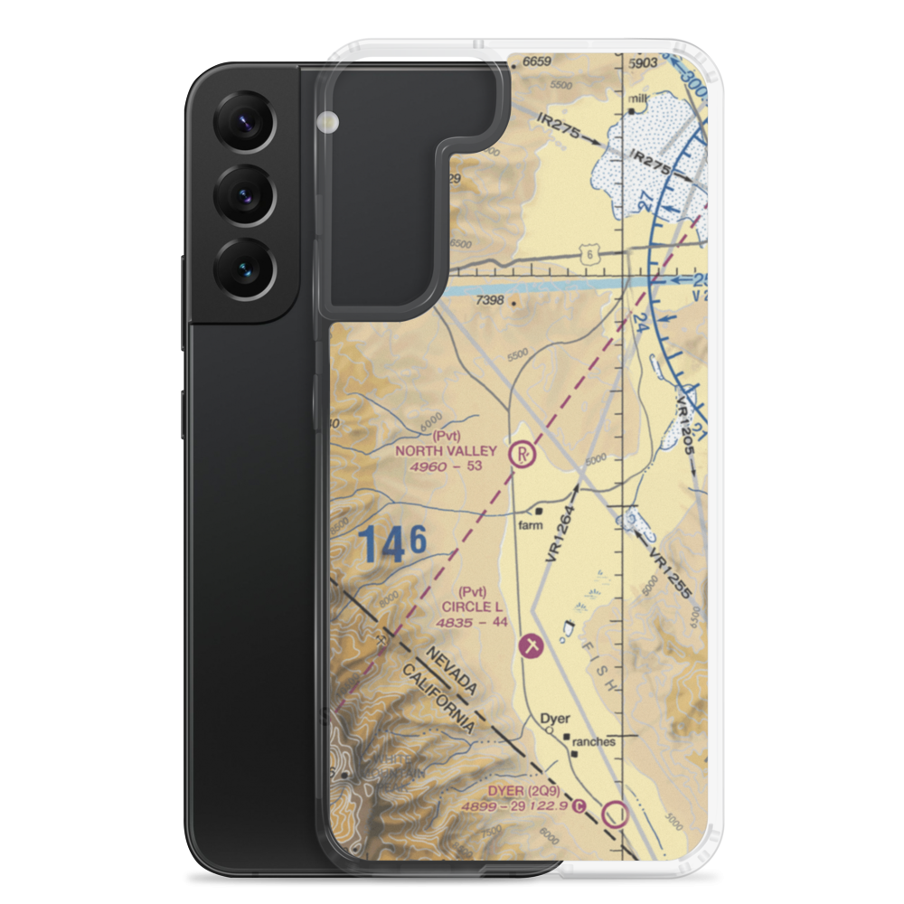 North Valley Airport (9CA6) VFR Sectional Samsung Case Samsung Galaxy S22 Plus model shown