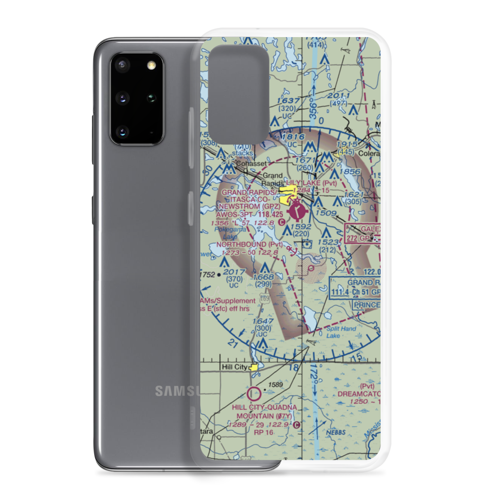 Northbound Seaplane Base (5MN6) VFR Sectional Samsung Case Samsung Galaxy S20 Plus model shown