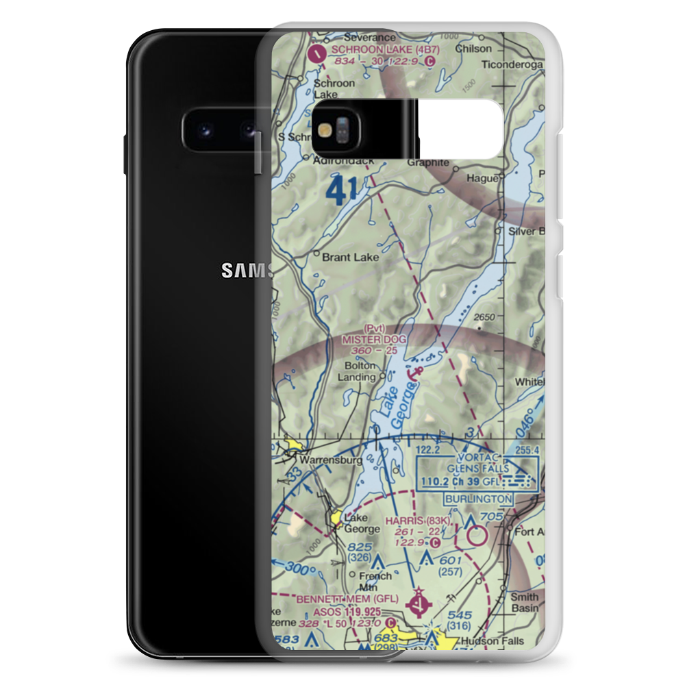 Northwest Waterbird Seaplane Base (2NK0) VFR Sectional Samsung Case Samsung Galaxy S10+ model shown