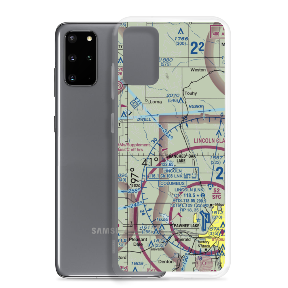 Novotny/Tonar Farms Airport (NE88) VFR Sectional Samsung Case Samsung Galaxy S20 Plus model shown