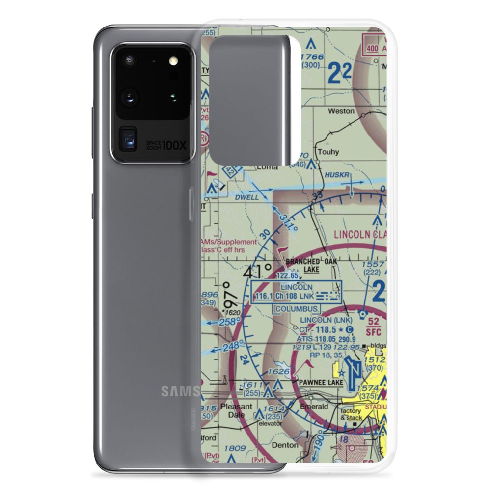 Novotny/Tonar Farms Airport (NE88) VFR Sectional Samsung Case Samsung Galaxy S20 Ultra model shown