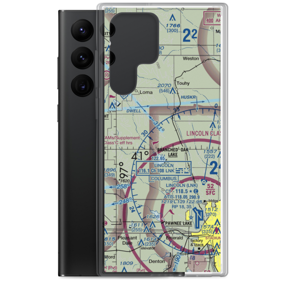 Novotny/Tonar Farms Airport (NE88) VFR Sectional Samsung Case Samsung Galaxy S22 Ultra model shown