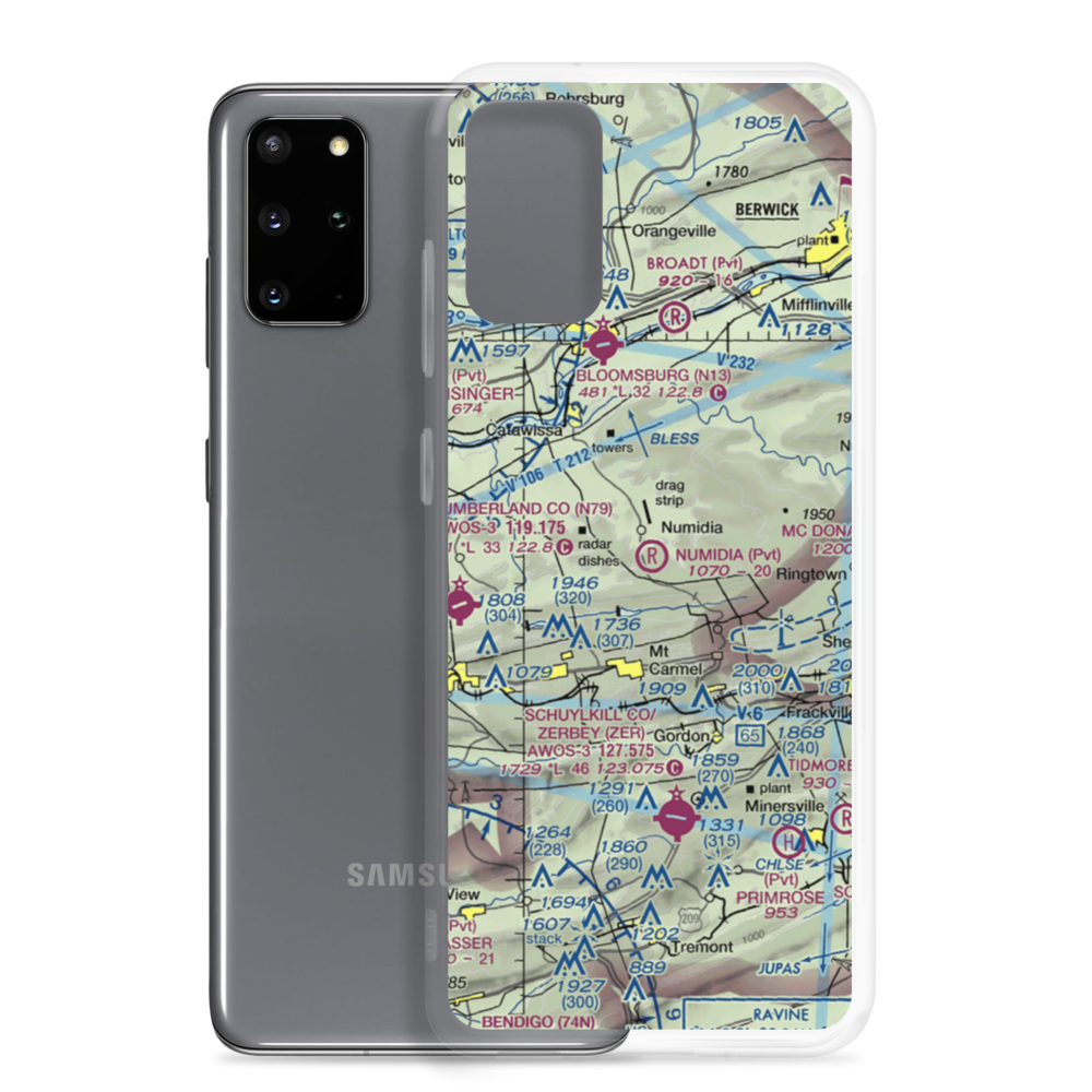 Numidia Airport (8PA0) VFR Sectional Samsung Case Samsung Galaxy S20 Plus model shown
