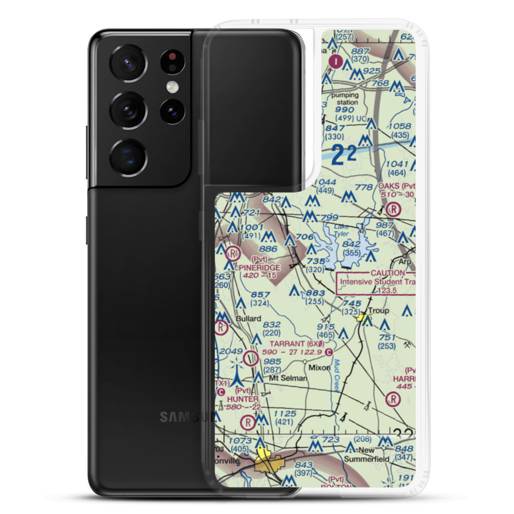 Nuttall Airport (US-0233) VFR Sectional Samsung Case Samsung Galaxy S21 Ultra model shown