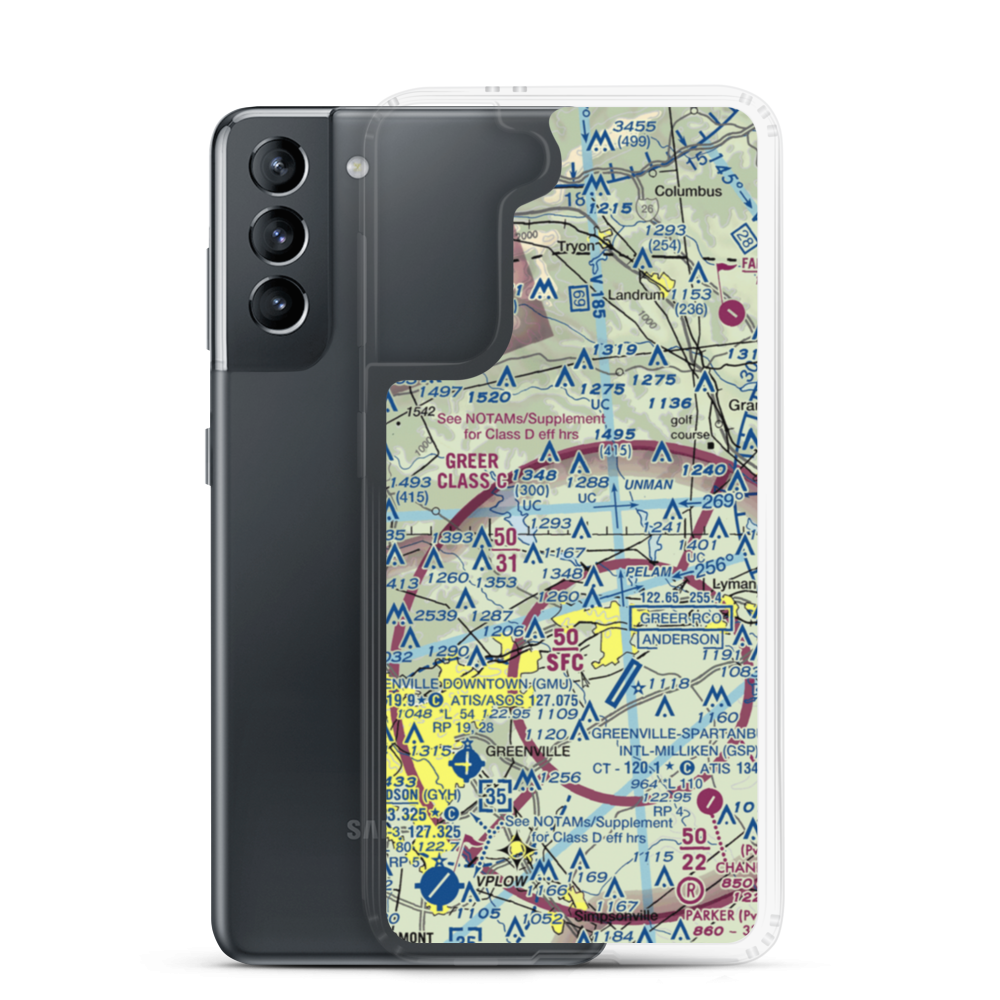 O Neal Field (20SC) VFR Sectional Samsung Case Samsung Galaxy S21 model shown