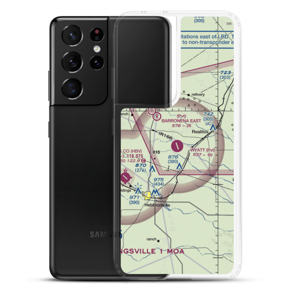 O S Wyatt Airport (14TS) VFR Sectional Samsung Case Samsung Galaxy S21 Ultra model shown