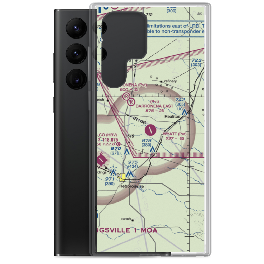 O S Wyatt Airport (14TS) VFR Sectional Samsung Case Samsung Galaxy S22 Ultra model shown