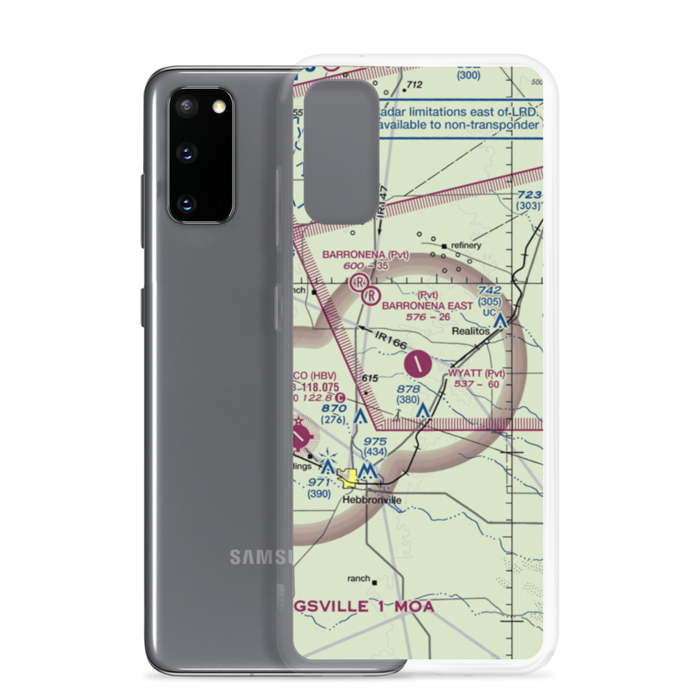 O S Wyatt Airport (14TS) VFR Sectional Samsung Case Samsung Galaxy S20 model shown