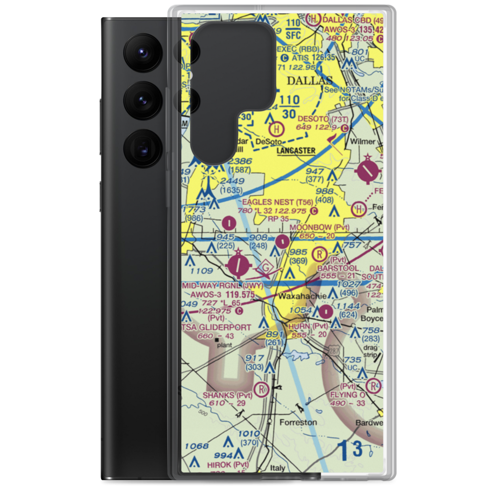 O'Brien Airpark (25XS) VFR Sectional Samsung Case Samsung Galaxy S22 Ultra model shown