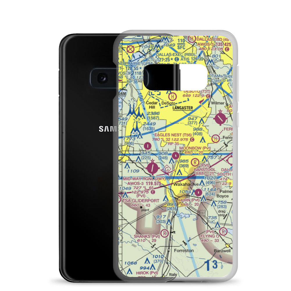 O'Brien Airpark (25XS) VFR Sectional Samsung Case Samsung Galaxy S10e model shown
