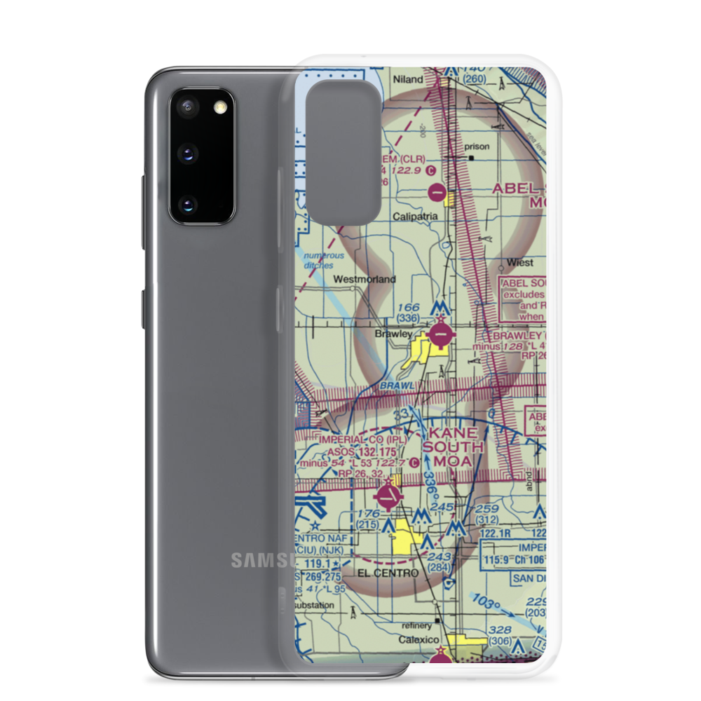 O'Connell Brothers Airport (59CL) VFR Sectional Samsung Case Samsung Galaxy S20 model shown
