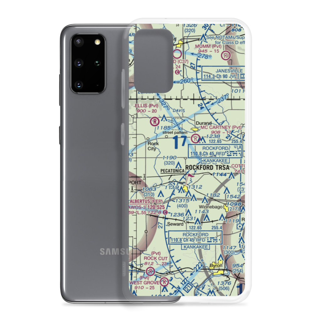 O'Connor Field (8IL5) VFR Sectional Samsung Case Samsung Galaxy S20 Plus model shown