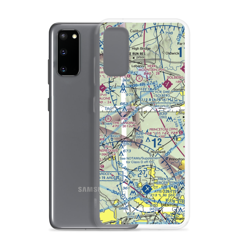 O'Dwyer Airport (60NJ) VFR Sectional Samsung Case Samsung Galaxy S20 model shown