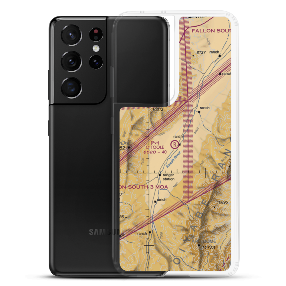 O'Toole Ranch Airport (NV02) VFR Sectional Samsung Case Samsung Galaxy S21 Ultra model shown
