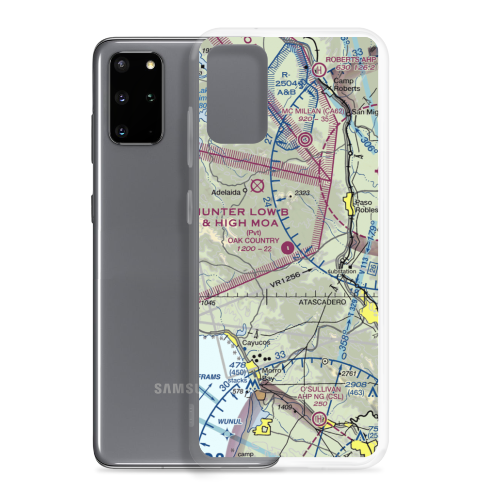 Oak Country Ranch Airport (33CL) VFR Sectional Samsung Case Samsung Galaxy S20 Plus model shown
