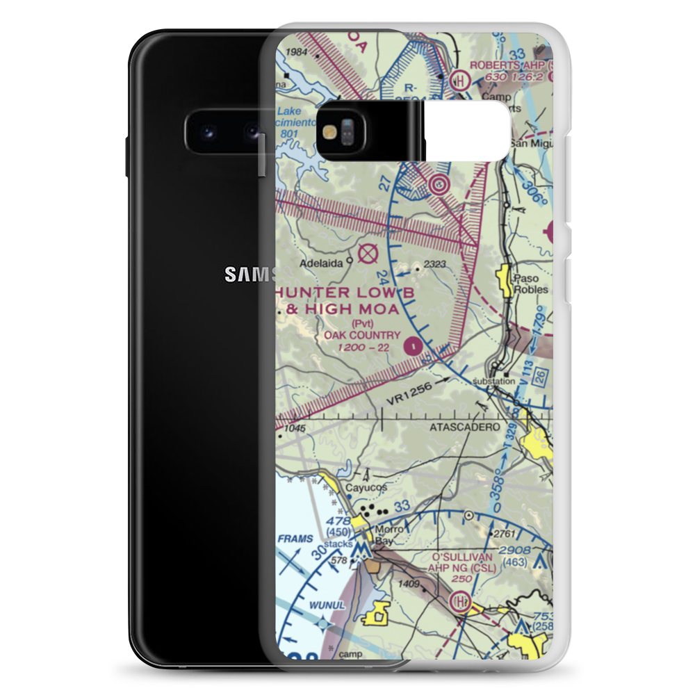 Oak Country Ranch Airport (33CL) VFR Sectional Samsung Case Samsung Galaxy S10+ model shown