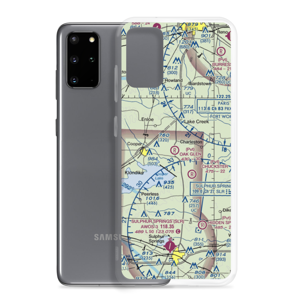 Oak Glen Ranch Airport (3TS9) VFR Sectional Samsung Case Samsung Galaxy S20 Plus model shown
