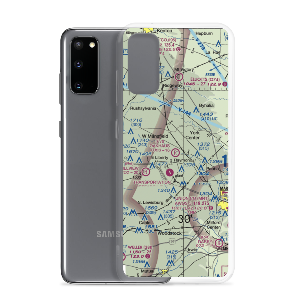 Oakhaus Landing Airport (5OH6) VFR Sectional Samsung Case Samsung Galaxy S20 model shown