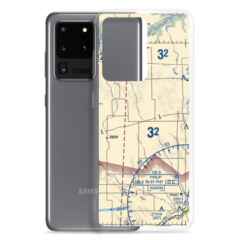 Oasis Ranch Airport (0SD6) VFR Sectional Samsung Case Samsung Galaxy S20 Ultra model shown