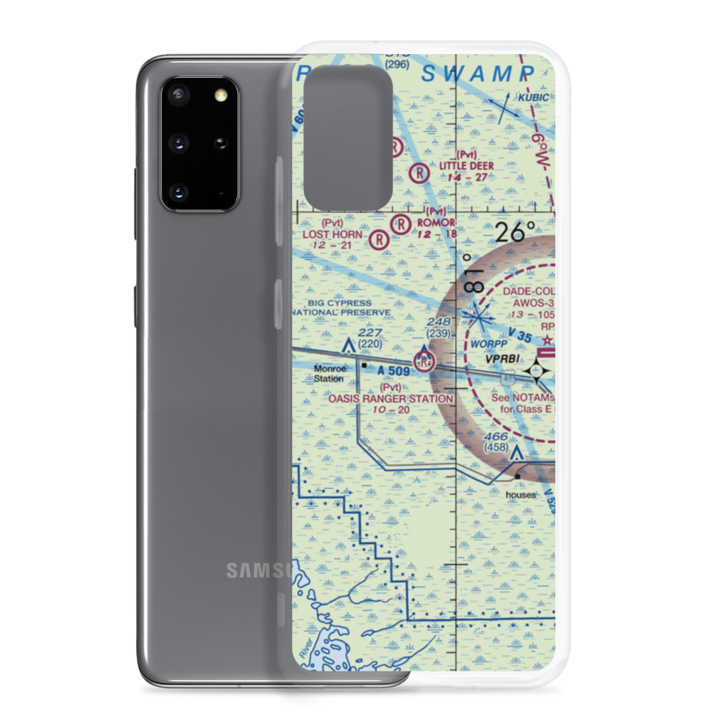 Oasis Ranger Station-U.S. Government Airport (9FL7) VFR Sectional Samsung Case Samsung Galaxy S20 Plus model shown