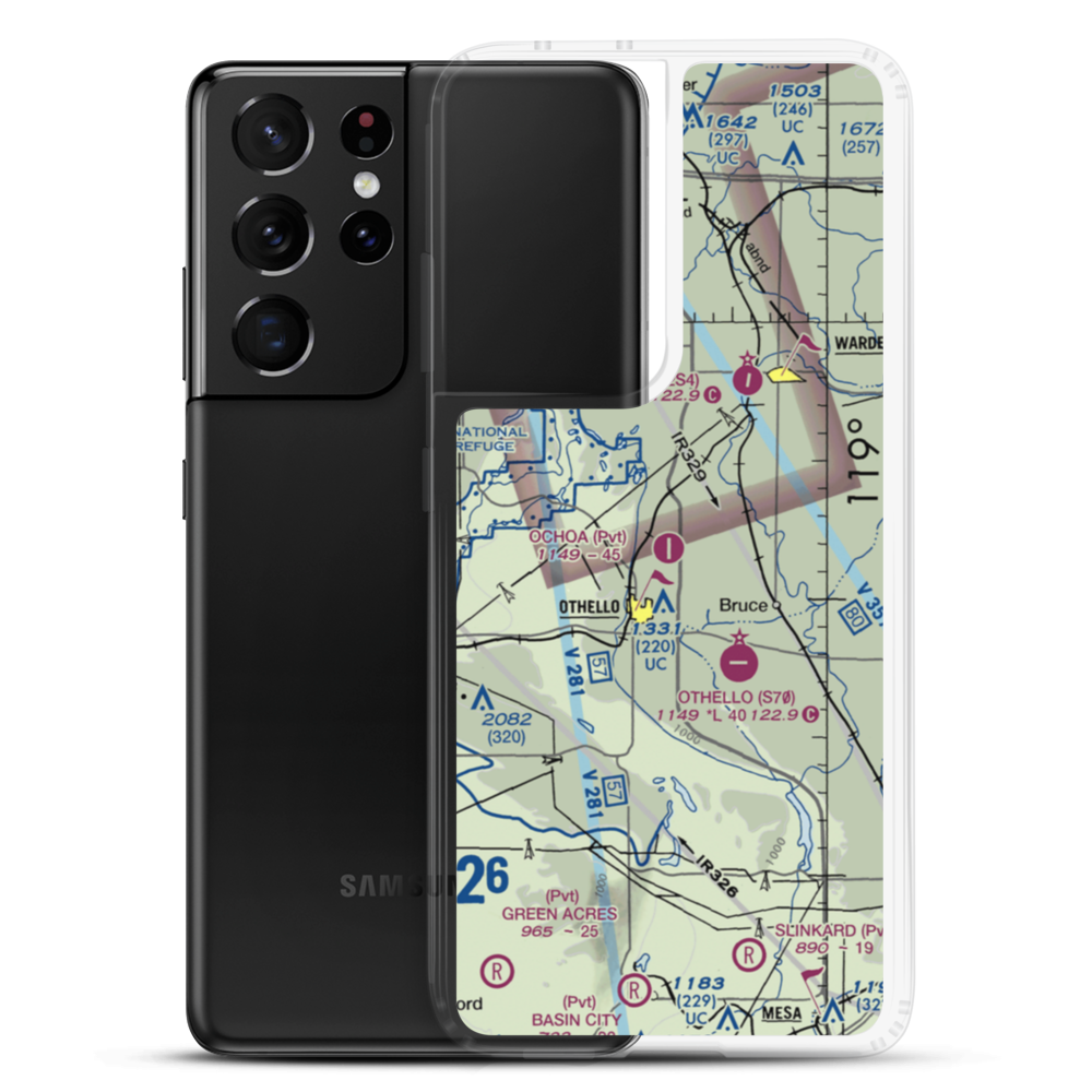 Ochoa Field (6WA4) VFR Sectional Samsung Case Samsung Galaxy S21 Ultra model shown