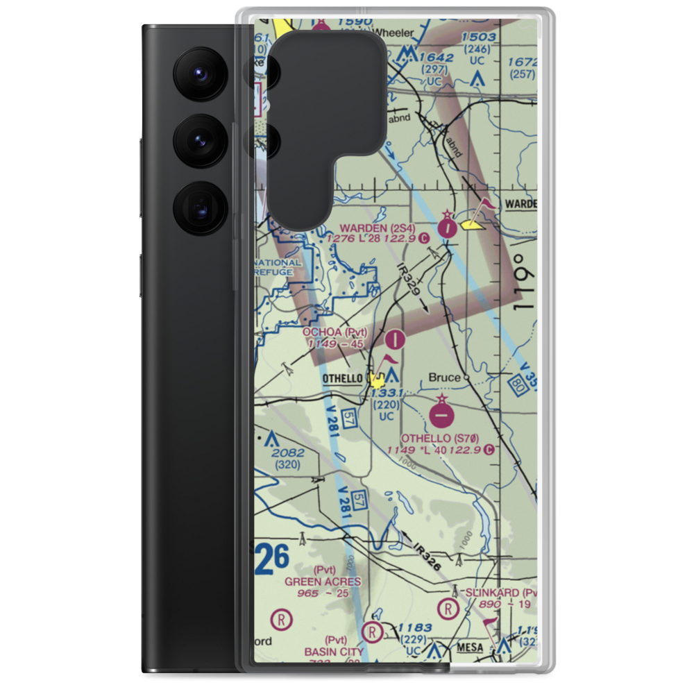 Ochoa Field (6WA4) VFR Sectional Samsung Case Samsung Galaxy S22 Ultra model shown