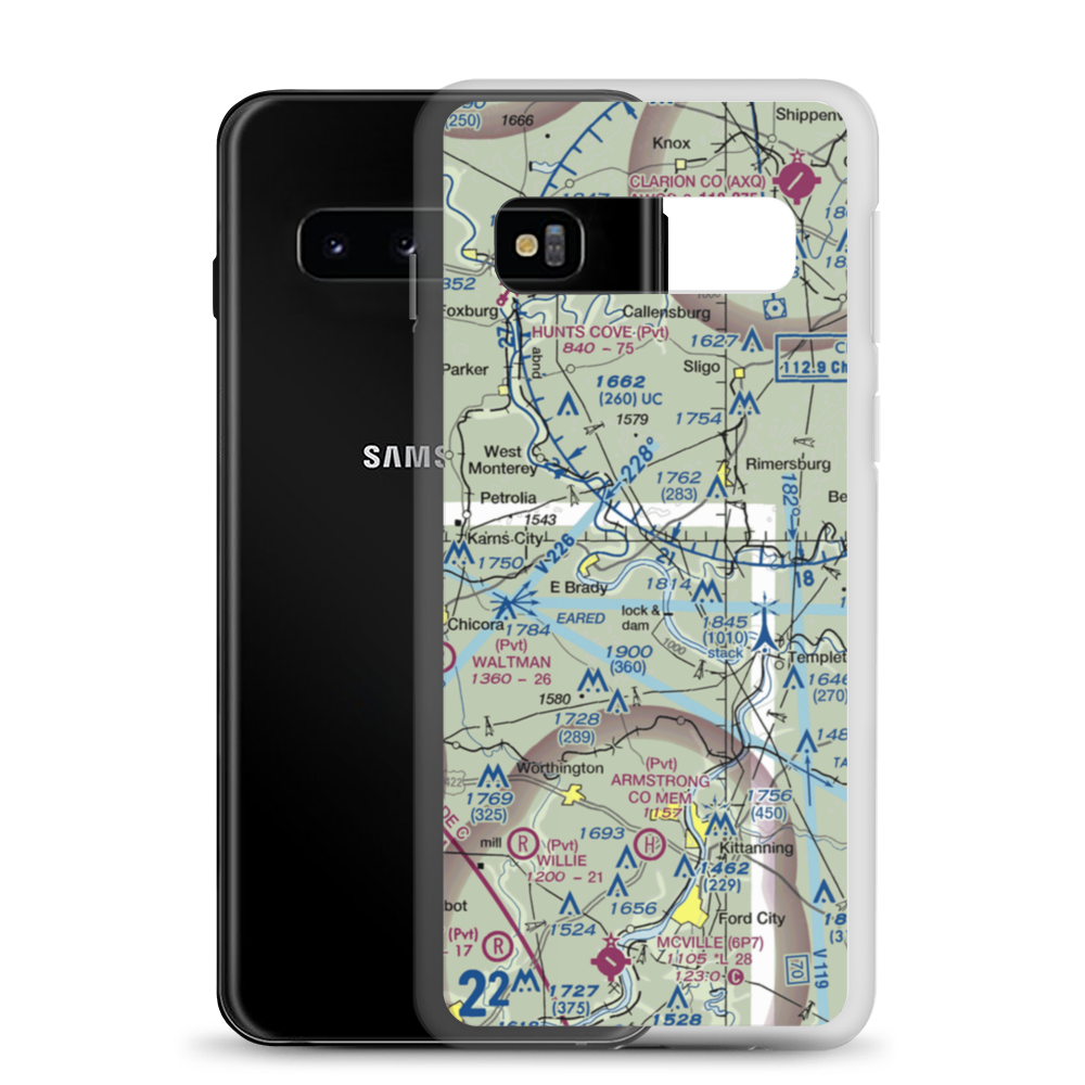 Offutt Acres Airport (PN02) VFR Sectional Samsung Case Samsung Galaxy S10 model shown