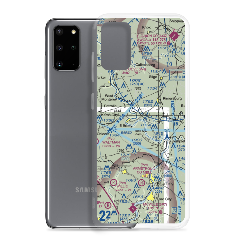 Offutt Acres Airport (PN02) VFR Sectional Samsung Case Samsung Galaxy S20 Plus model shown