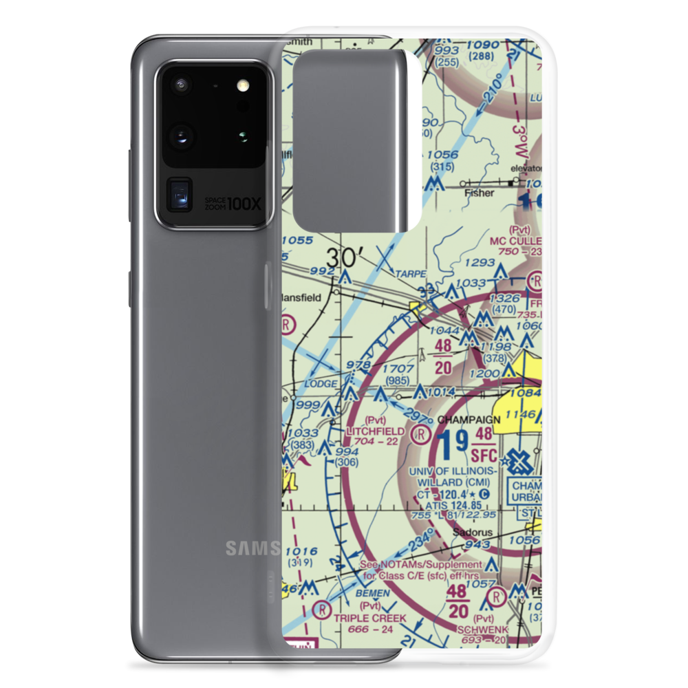 Oink Acres Airport (17LL) VFR Sectional Samsung Case Samsung Galaxy S20 Ultra model shown